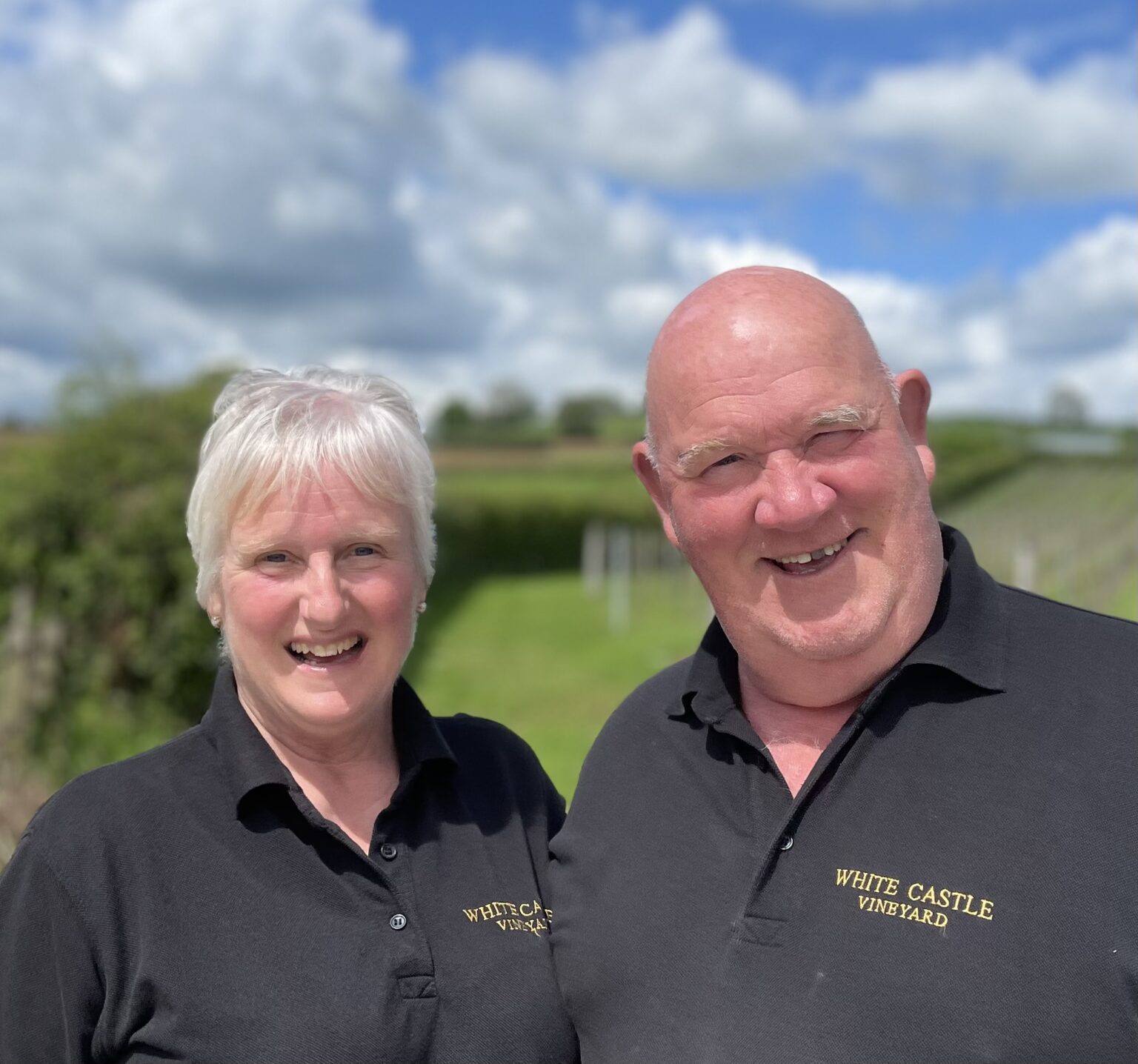Robb & Nicola Merchant -White castle Vineyards in Wales